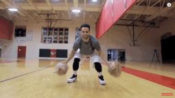 欧文教你用塑料袋控球,欧文惯用剪刀步技巧