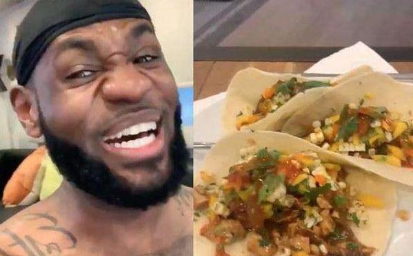 詹姆斯被侵权?有商家用他的名字和形象宣传Taco,不少球迷购买
