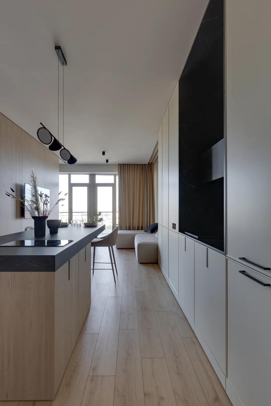 顶层挑高复式轻奢风格,香港天汇顶层复式