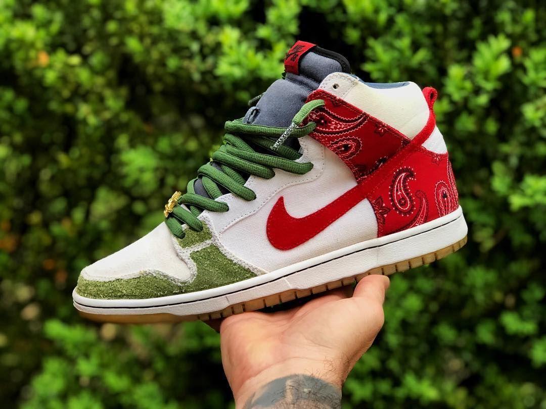 nikedunk经典试穿特写,nike经典dunk高帮