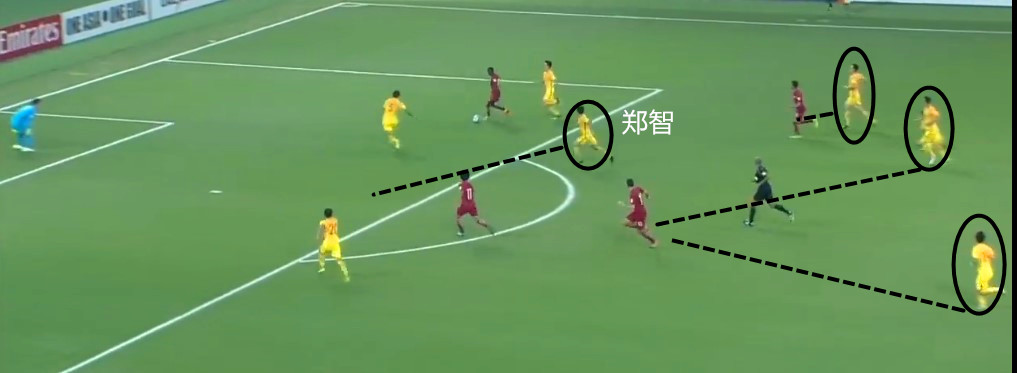 武磊十二强赛中国对卡塔尔,2017武磊世预赛2:0卡塔尔进球