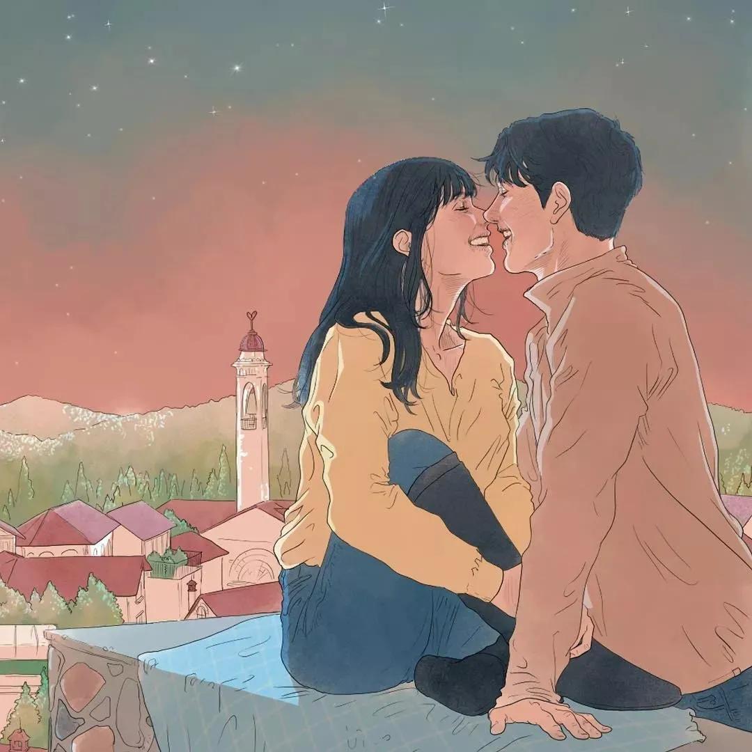 虐哭！韩国小伙用插画撩拨10万粉丝，网友：“这波狗粮”真酸啊