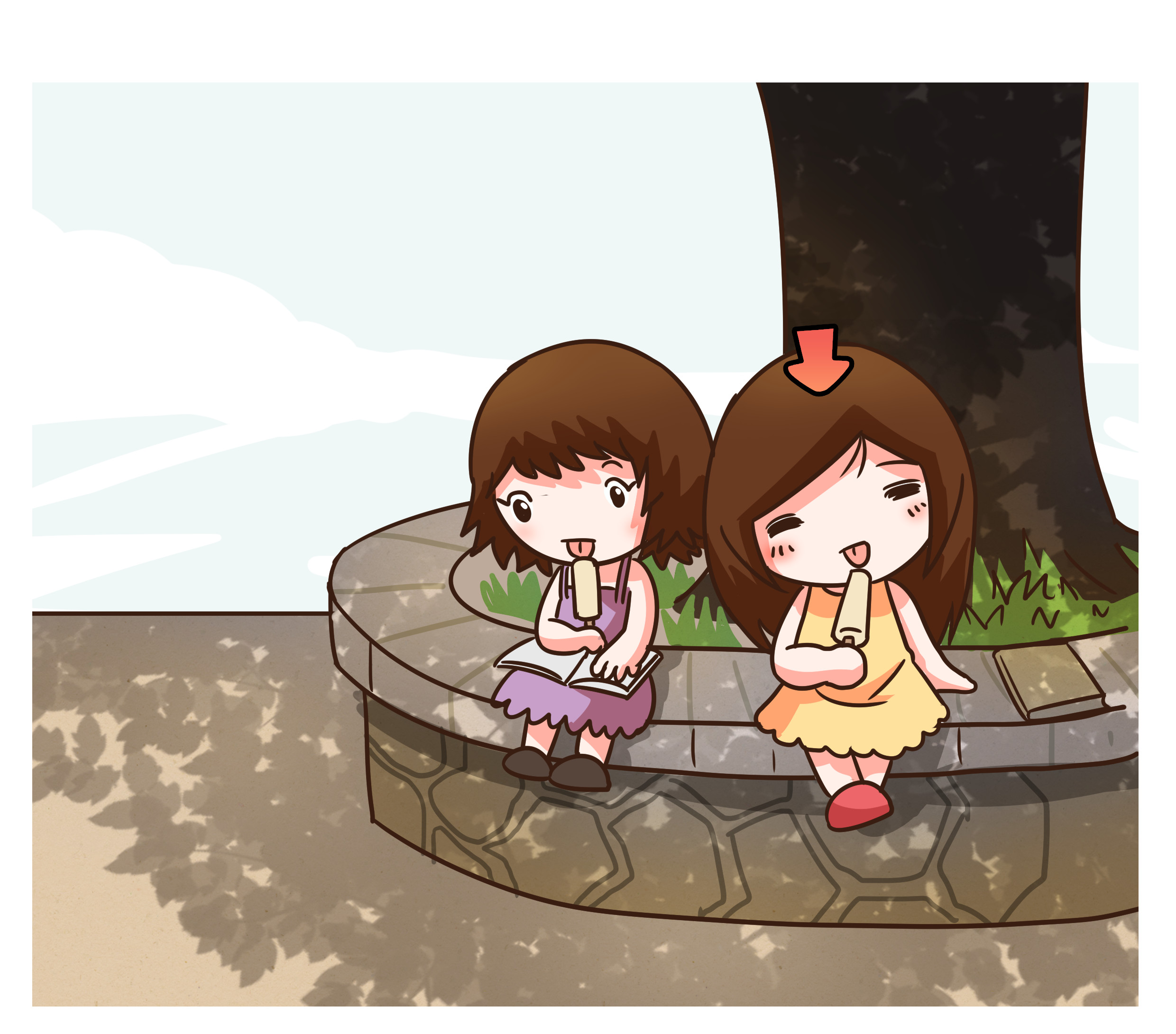 童年里几毛钱一根的老冰棍，藏着一辈子忘不掉的快乐（菲李漫画）