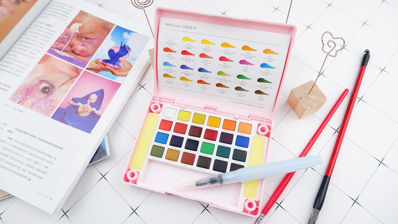 固体的水彩怎么画,怎样的水彩笔最好用