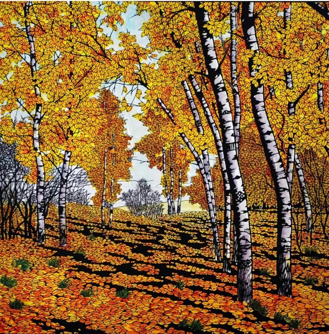 东北大姐剪纸被误认为是油画,东北民间美术剪纸