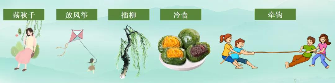 绘画教程|清明节习俗之荡秋千