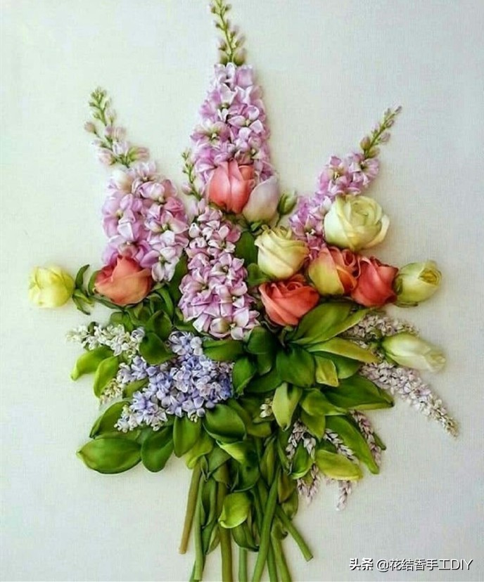 丝带绣的立体绣法,丝带绣的各种绣法视频