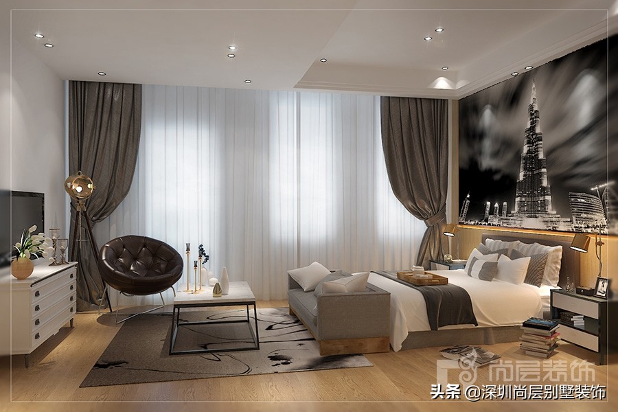 350平装修风格,350平现代住宅设计