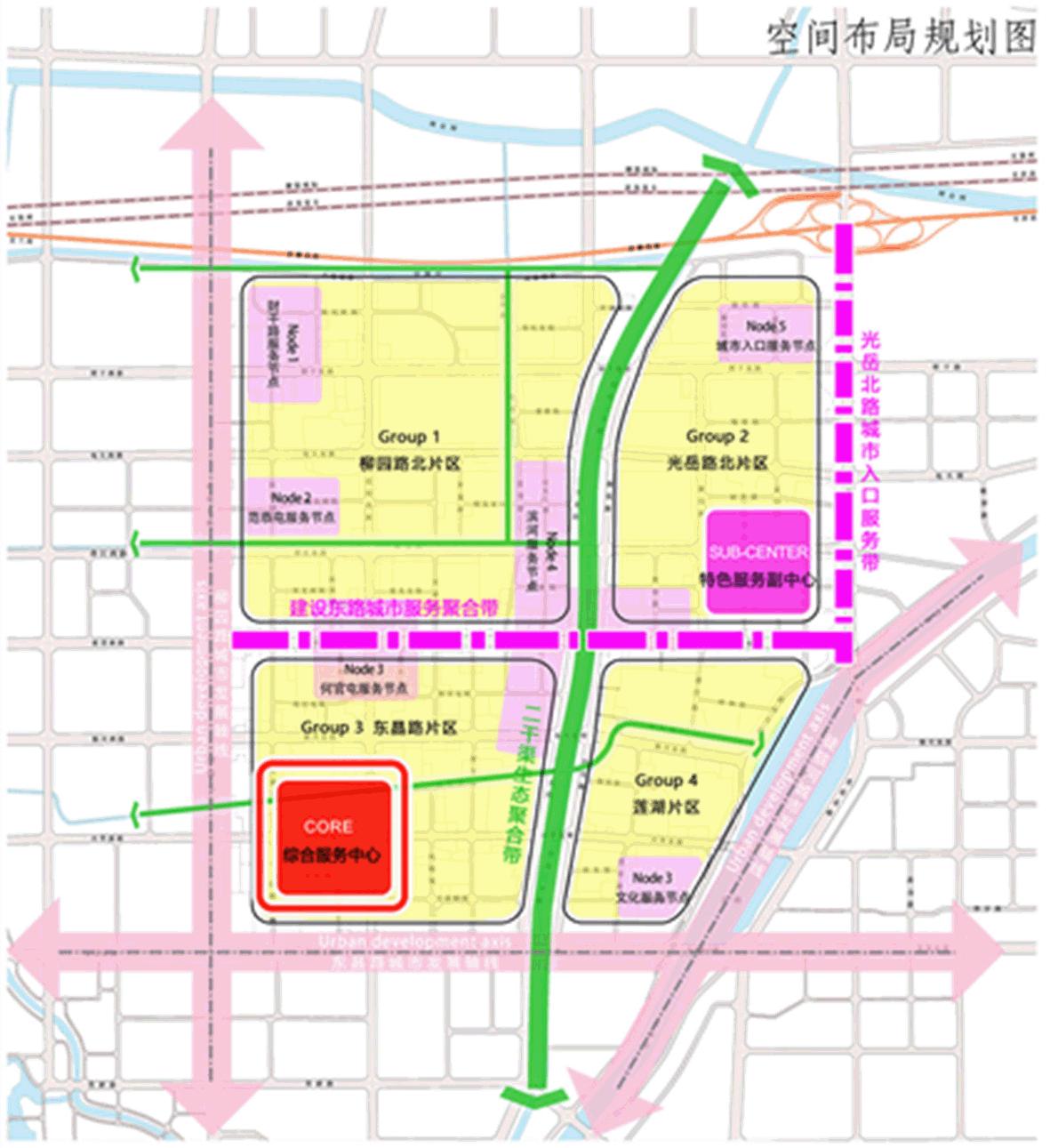 聊城市新区街道控制性规划图,聊城新区总体规划图