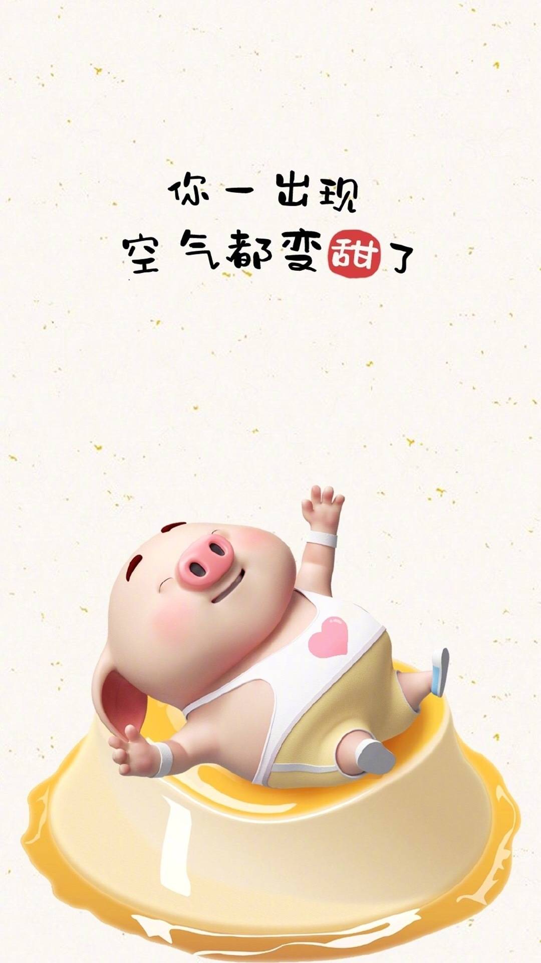 2019超可爱猪猪高清手机壁纸,100张高清无水印超萌猪猪手机壁纸