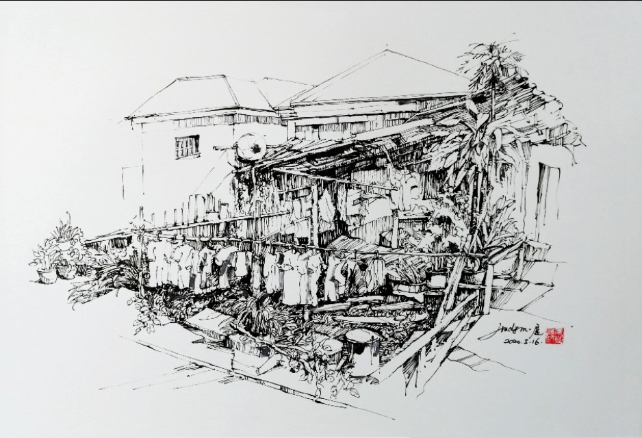 钢笔淡彩和钢笔速写什么区别,钢笔速写淡彩工具