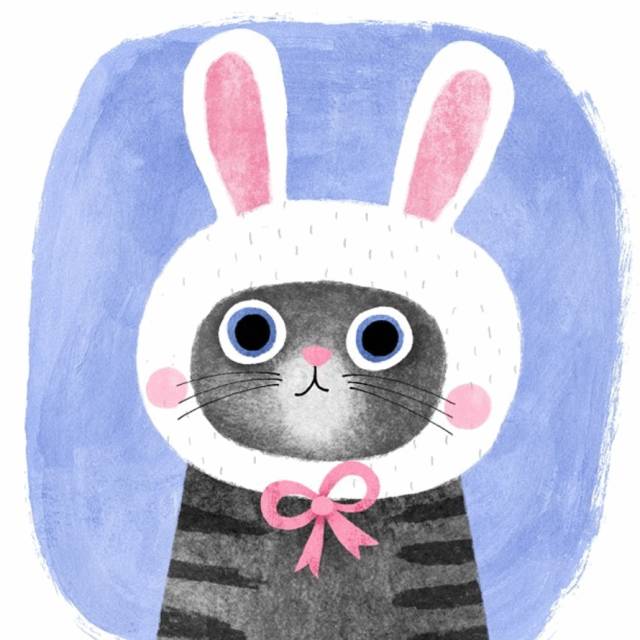 姑娘1天画1只猫坚持了100天 (坚持画猫100天的姑娘太有才了)