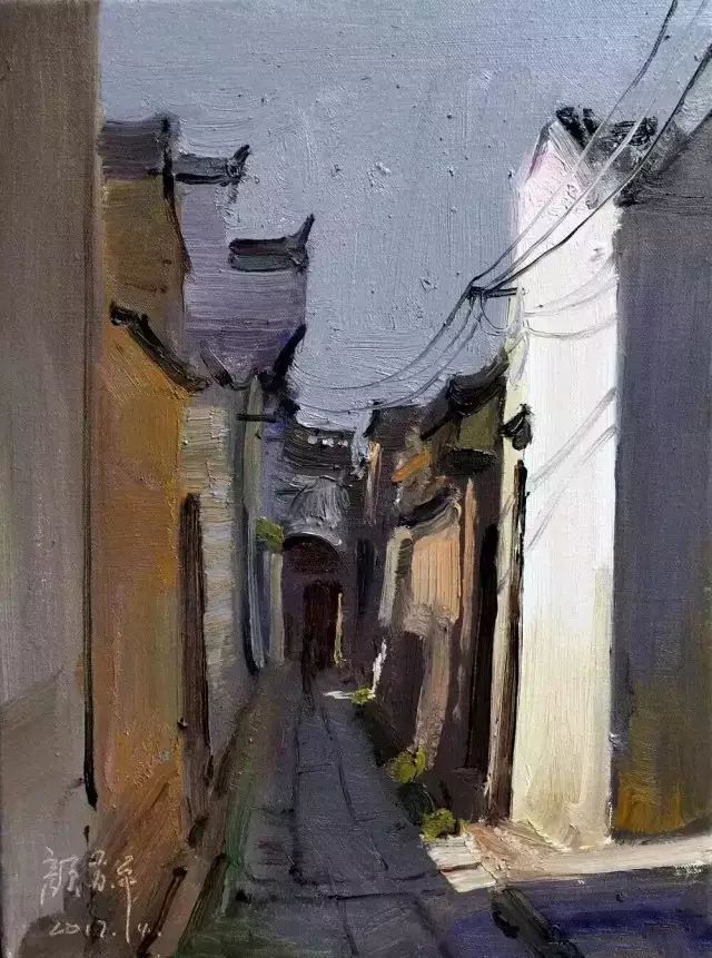 优秀的色彩风景写生作品,下乡风景速写写生教程