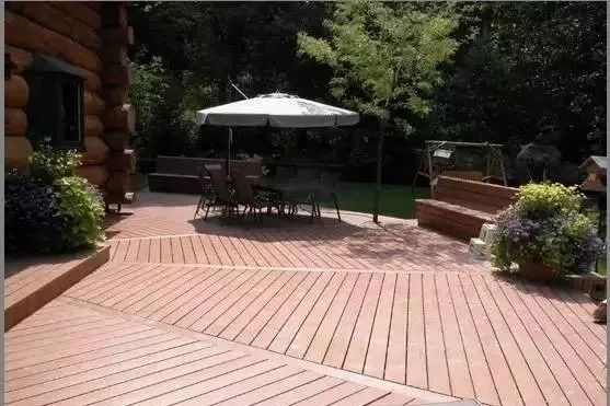 庭院花园石材地板铺设效果,私家庭院最流行的4大铺装方式