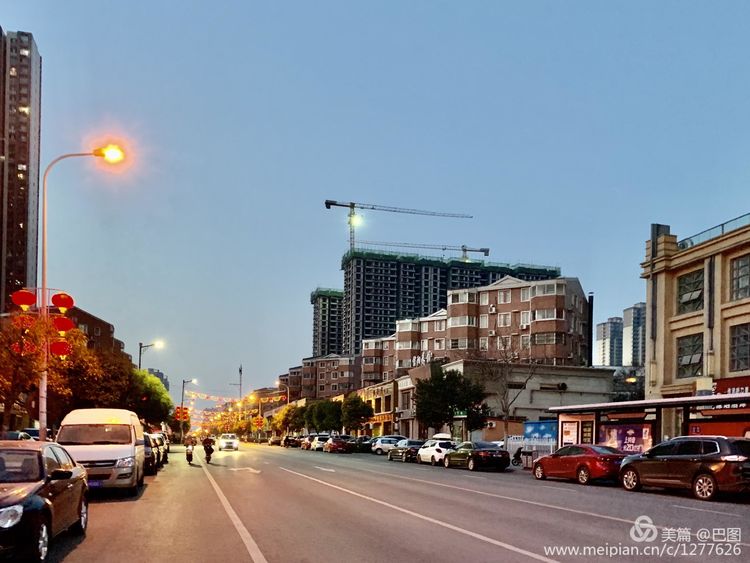 洛阳涧西路边街景,洛阳滨河北路图