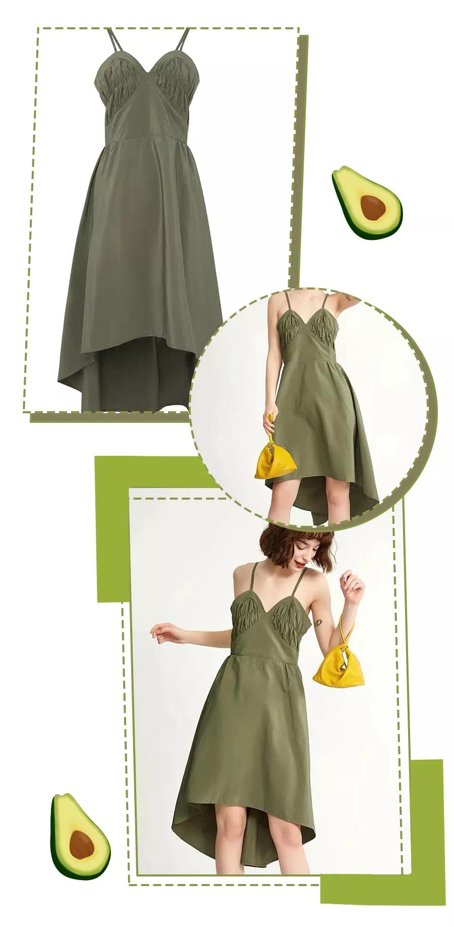 牛油果绿流行,牛油果绿跳色搭配款式