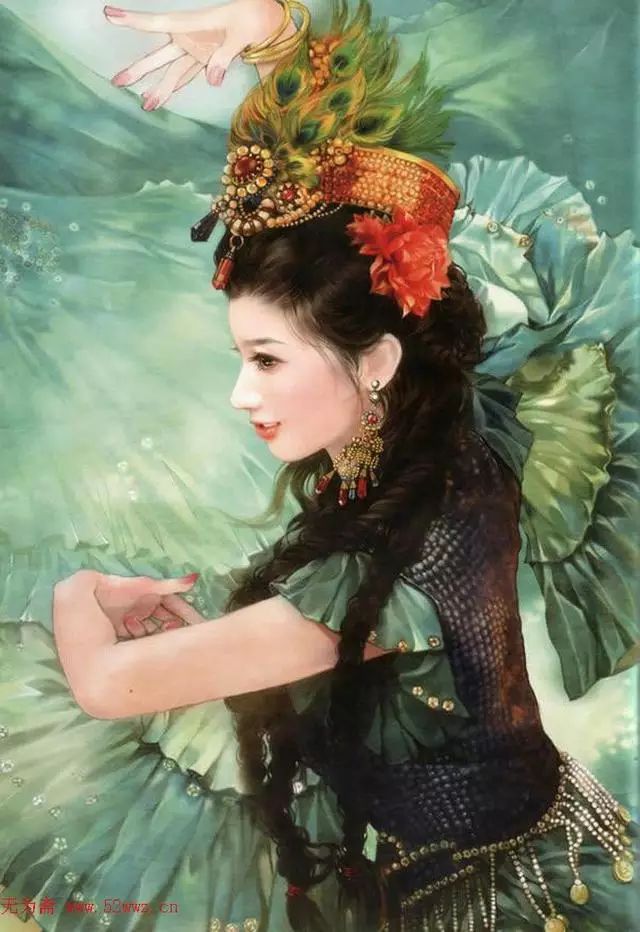 古代女性人物画欣赏,古代四大美女画欣赏图