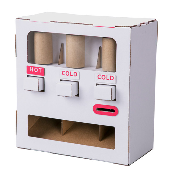 怎么用大纸箱做自动贩卖机简单,大纸箱怎么才能做自动贩卖机