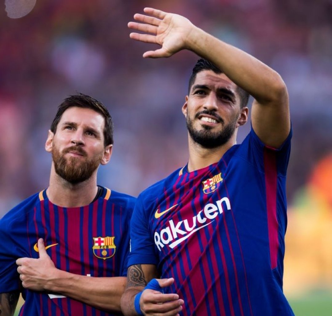 苏亚雷斯与梅西在巴萨,苏亚雷斯告别巴萨梅西