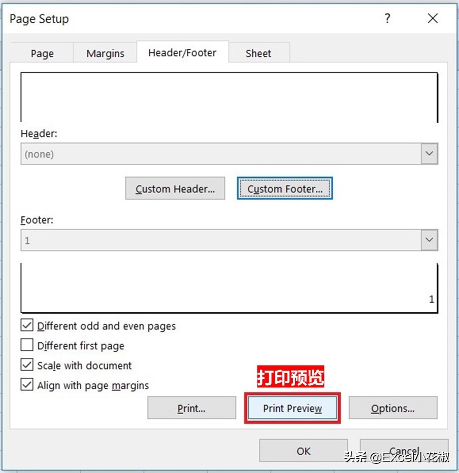 excel如何设置双面打印页码格式,excel双面打印对称页码怎么设置