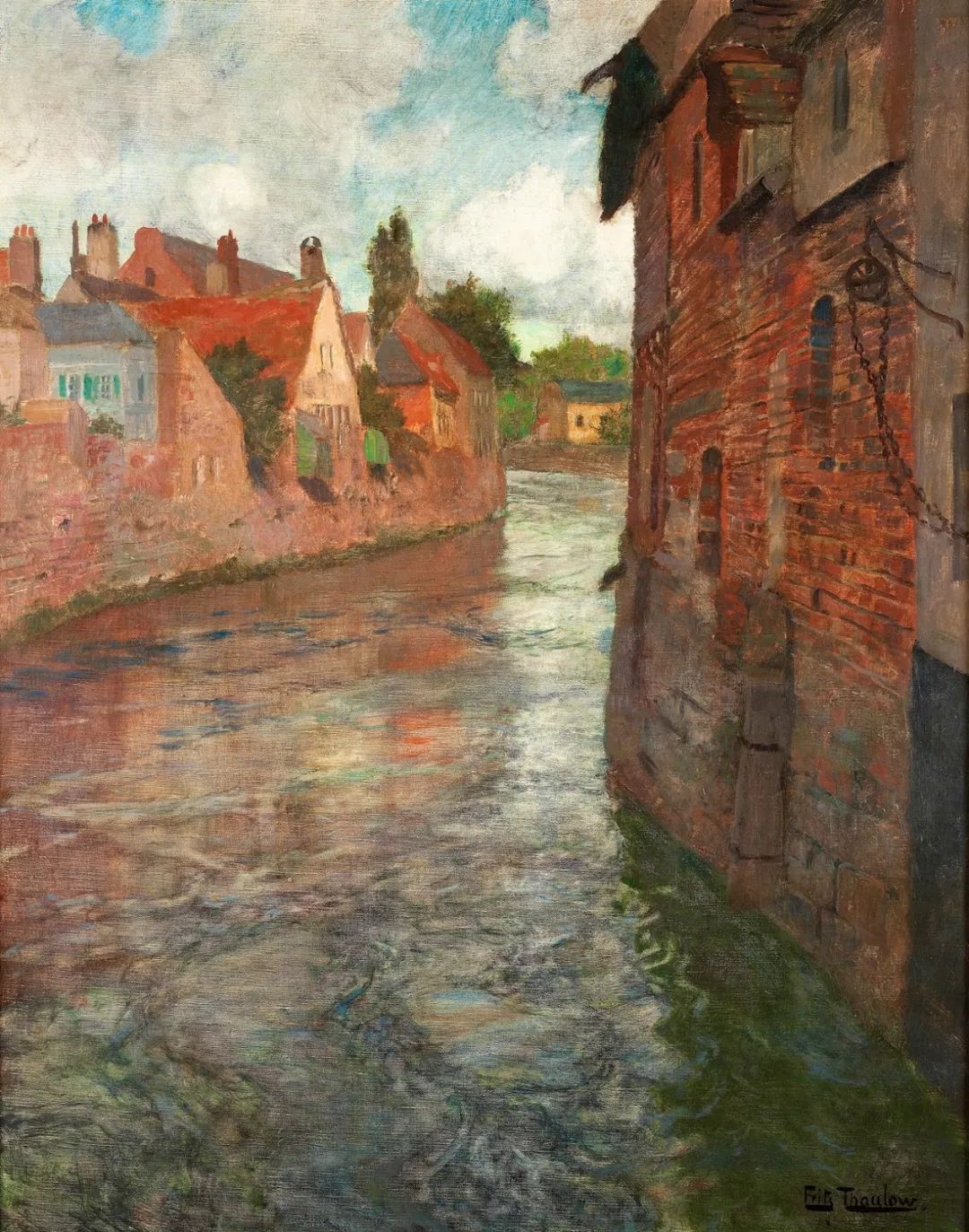 看一百遍都不觉得腻的山水,独特手法和细腻笔触的油画风景