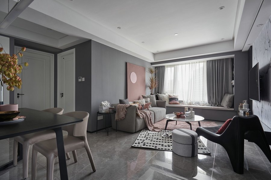 高级灰烟粉真的惊艳,高级灰烟粉撩人轻熟风