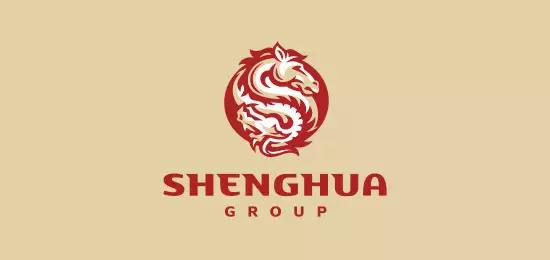 以龙为元素的logo图片,龙logo极简设计