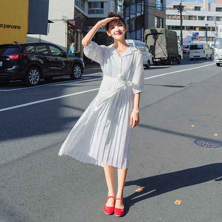 腰粗适合穿什么裙子好看,腰粗的女生怎么穿连衣裙