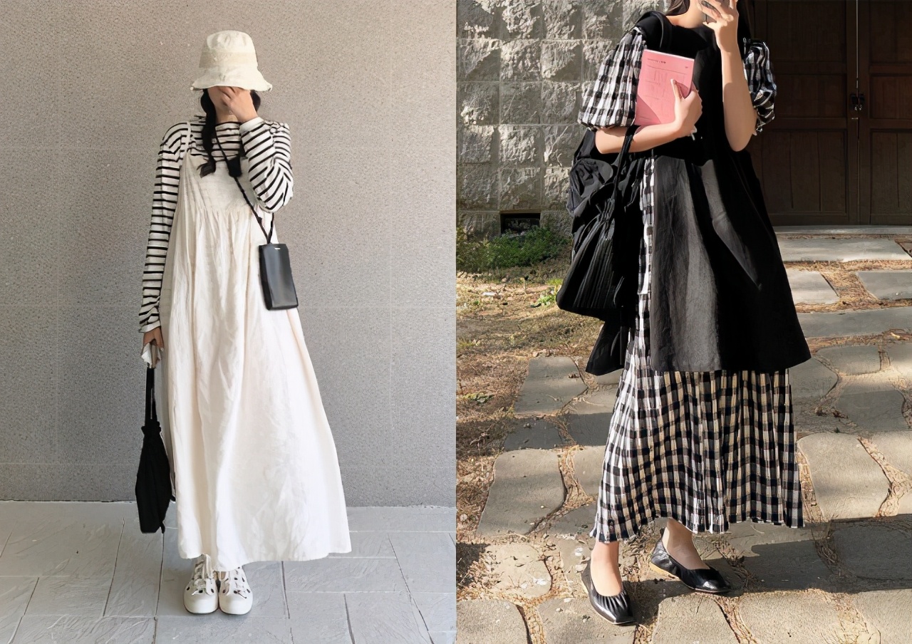 黑白色韩国穿搭 (怎样用黑白两色穿出日系穿搭)