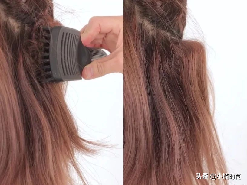 长刘海怎么吹蓬松发型视频教程,发型教程之刘海发根的弧度怎么吹