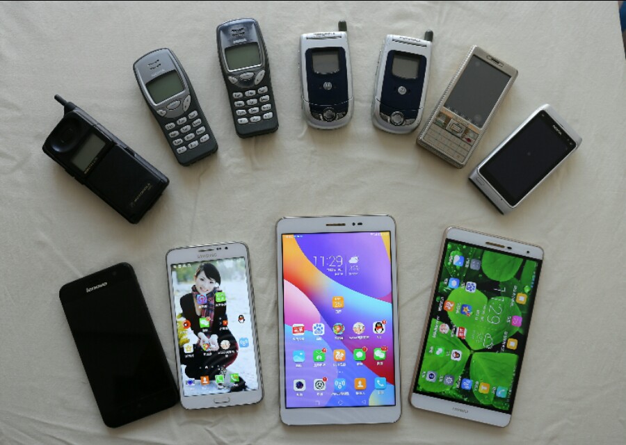 十一部手机伴我22年时光