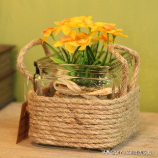 麻绳用于手工制作也是很嗨的，附手工制作教程