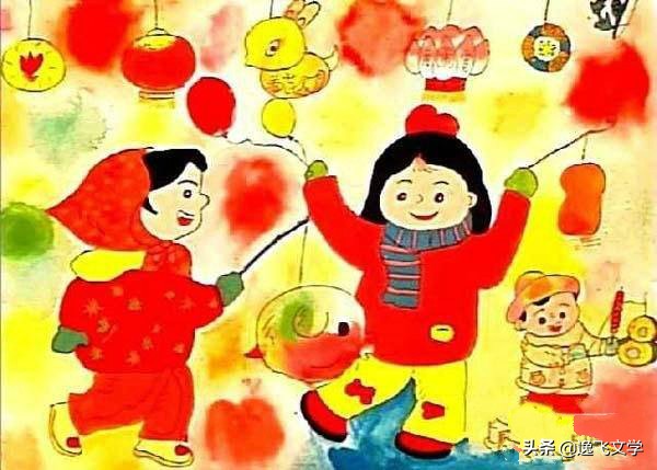 过年红灯笼散文,雪和红灯笼的散文
