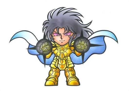 黄金圣斗士卡通图,卡通圣斗士