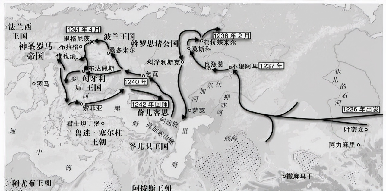 蒙古大军为什么没有打到西欧,蒙古军队为什么会被明朝打败