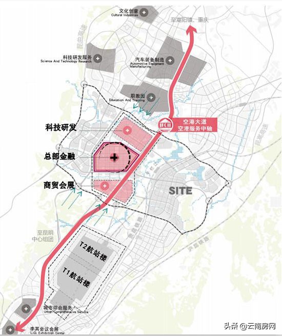 昆明北拓最新规划图,昆明空港区北拓规划