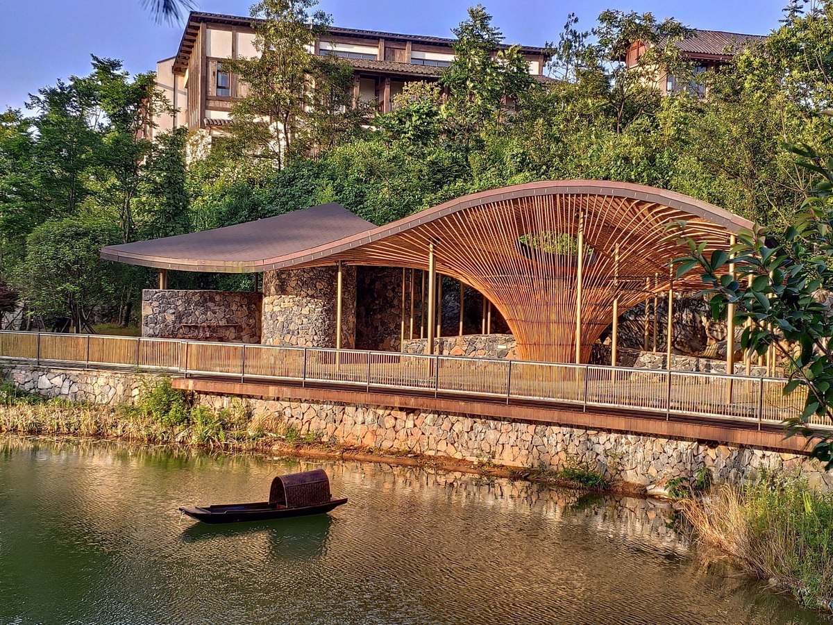 武隆归原镇茶亭,重庆武隆仙女山归原小镇茶亭建筑