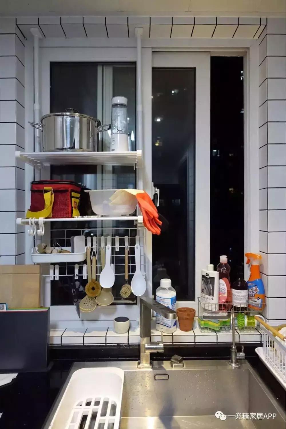 厨房收纳好物,20件小厨房越用越大的收纳神器