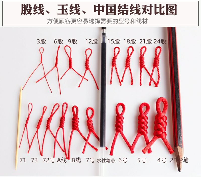 编绳初学者需要的线材,如何才能买到足米数的编绳线材