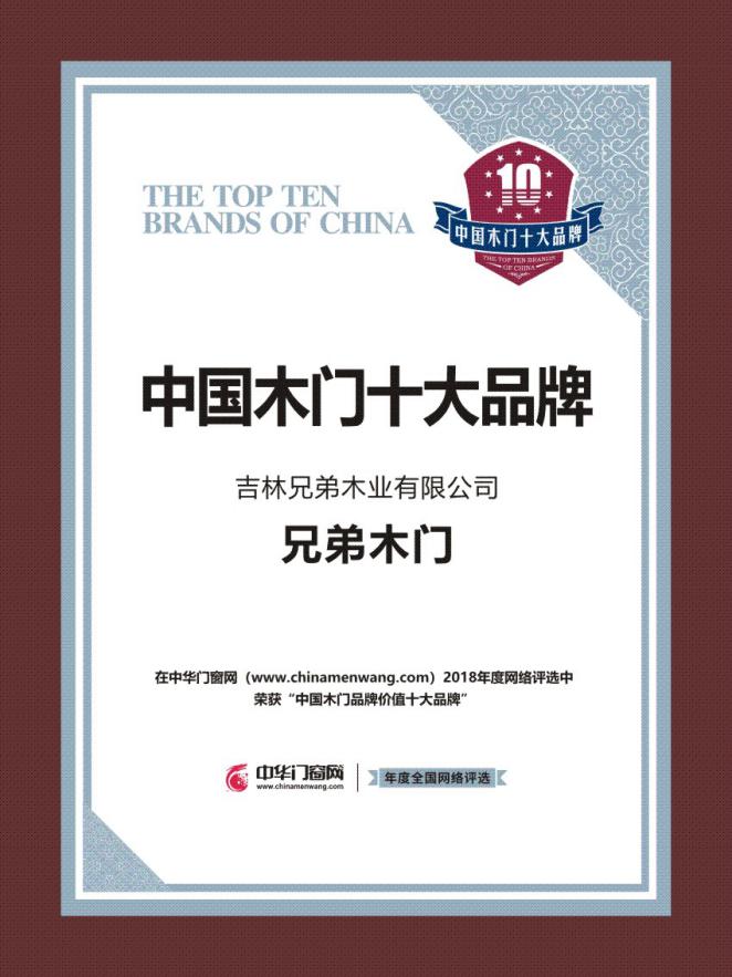 兄弟牌木门是哪里的品牌,兄弟木门质量靠谱吗