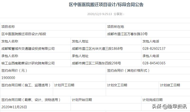 温江中医院修建情况,温江中医院搬迁计划何时完成