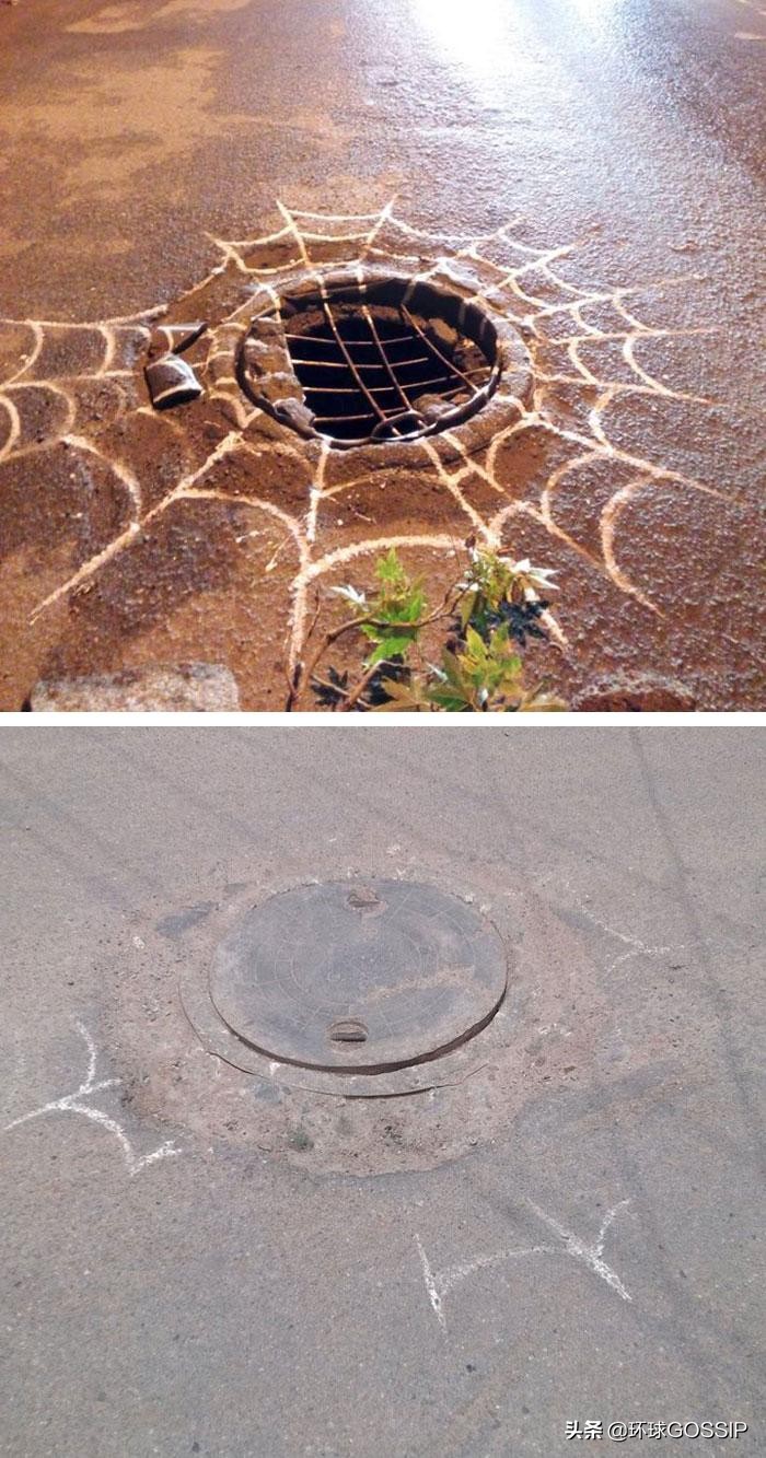 印度艺术家用脑洞大开的艺术手段对付路面坑洼,取得奇效