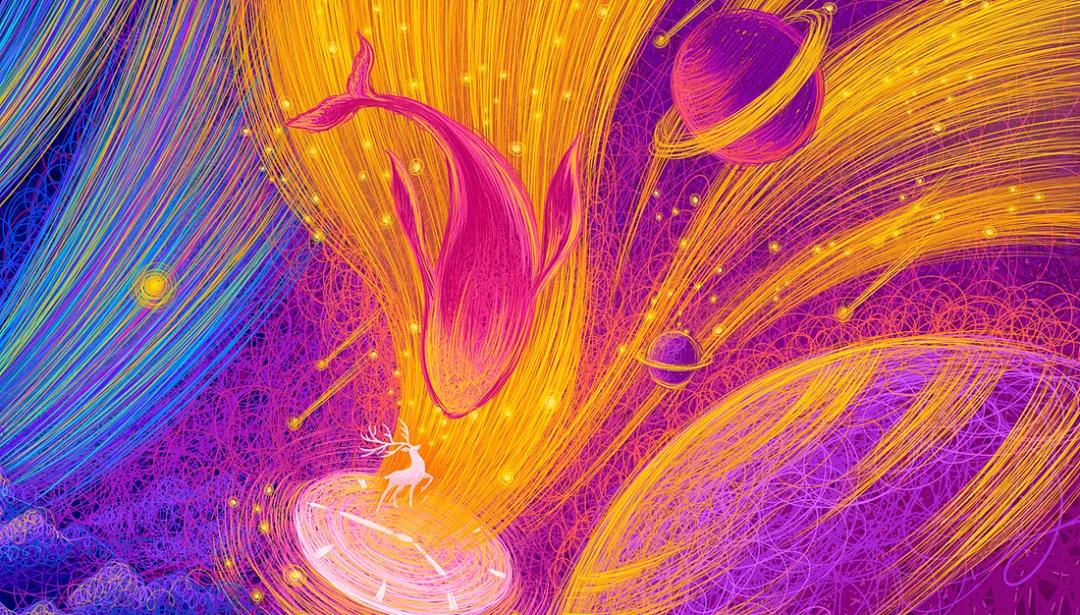 描摹梦境的魔术师，靠画“圈圈”火遍全网