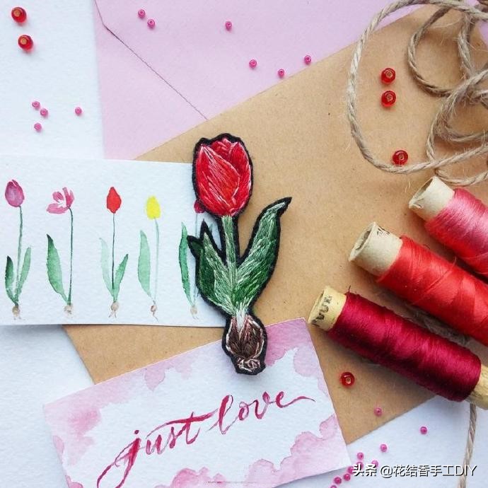 怎么学刺绣教程简单易学,刺绣技巧叶子的刺绣针法