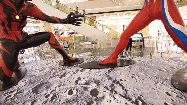 永旺梦乐城奥特英雄展,永旺梦乐城奥特英雄对战表演