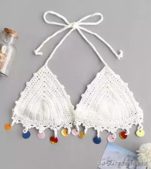 夏天来了，一定要钩一套给自己，有钩织教程