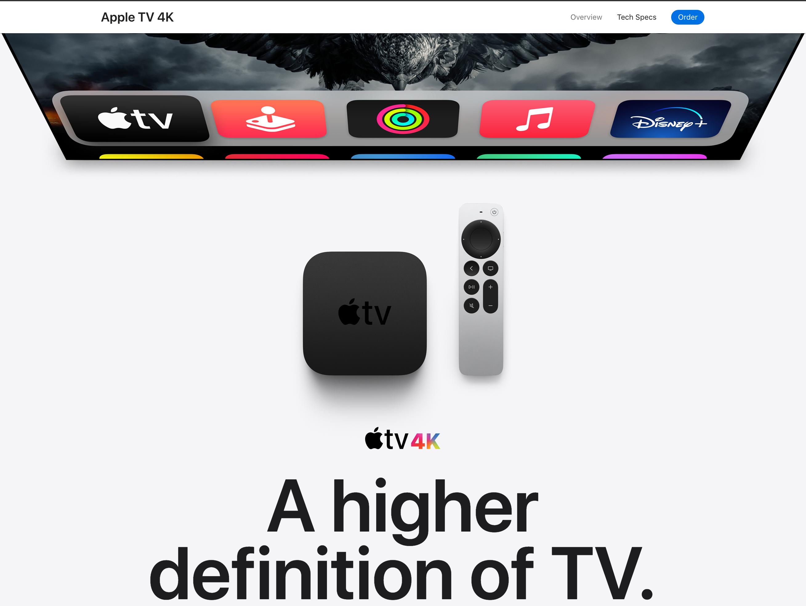 选择AppleTV4K第6代苹果TV32Gor64G？