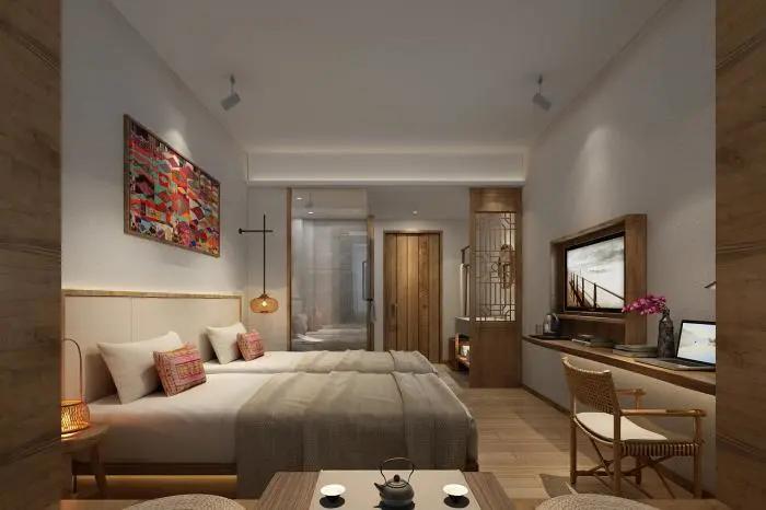 酒店公寓装修风格，家具配套定制案例，佛山盛家具厂家