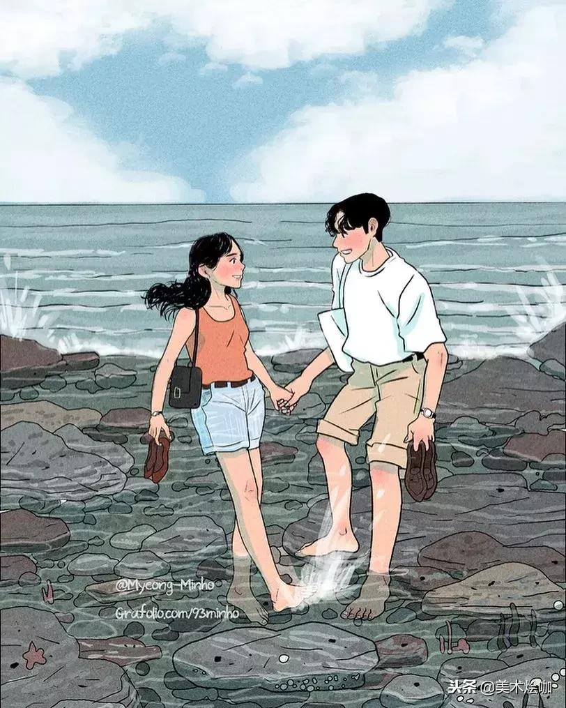 少女心爆棚的唯美插画,软萌插画清新少女心