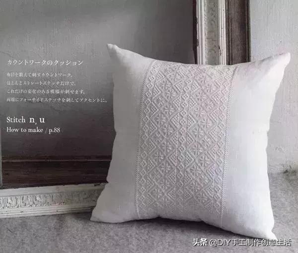 白线的刺绣,白线刺绣针法